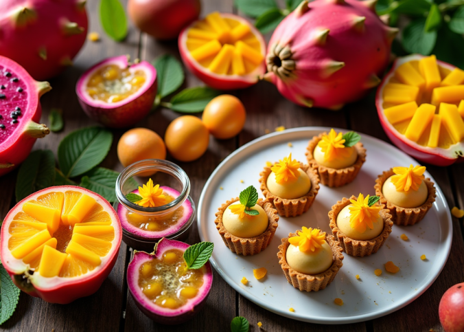 Les fruits exotiques à intégrer dans des desserts maison originaux